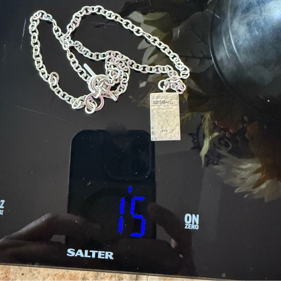 Lois Hill 925 Sterling Silver Toggle Pendant Necklace - Picture 9 of 9